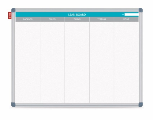 Tablica LEAN suchościeralna magnetyczna TO DO LEAN BOARD w ramie aluminiowej Classic.jpg