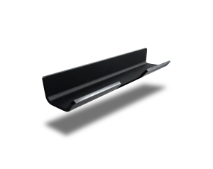 Półka na markery magnetyczna Półka do tablicy suchościeralnej  MemoBe magnetyczna czarna 17 cm