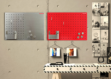 Uporządkuj swoją pracownię z tablicą stalową Memoboards